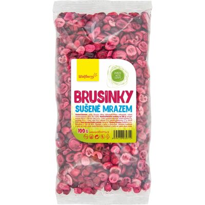 Wolfberry Brusinky lyofilizované 100 g Wolfberry Brusinky lyofilizované 100 g