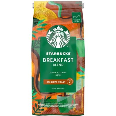 STARBUCKS Breakfast Blend zrnková káva 450 g STARBUCKS Breakfast Blend zrnková káva 450 g