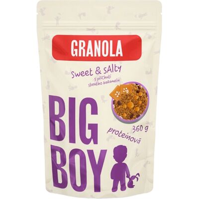 BIG BOY Proteinová granola 360g - sweet and salty BIG BOY Proteinová granola 360g - sweet and salty