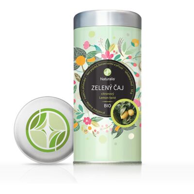 Naturalis Lemon Twist Zelený čaj citronový BIO 50 g Naturalis Lemon Twist Zelený čaj citronový BIO 50 g
