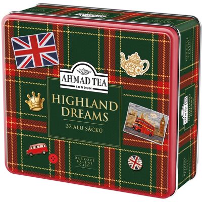 Ahmad Tea Highland Dreams kolekce čajů 32 sáčků Ahmad Tea Highland Dreams kolekce čajů 32 sáčků