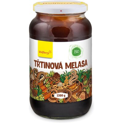 Wolfberry BIO Třtinová melasa 1300 g Wolfberry BIO Třtinová melasa 1300 g
