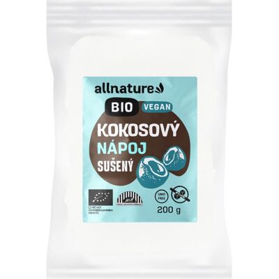 Allnature Kokosový nápoj sušený BIO 200 g Allnature Kokosový nápoj sušený BIO 200 g