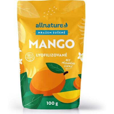 Allnature Mango sušené mrazem 100 g Allnature Mango sušené mrazem 100 g
