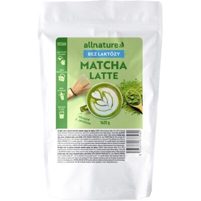 Allnature Matcha latte bez laktózy 1620 g Allnature Matcha latte bez laktózy 1620 g