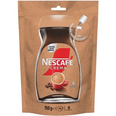 Nescafé CREMA Extra bohatá pěna instantní káva 150 g Nescafé CREMA Extra bohatá pěna instantní káva 150 g