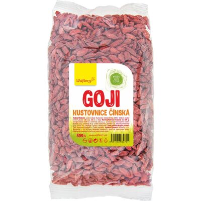 Wolfberry Goji kustovnice čínská sušené plody 500 g Wolfberry Goji kustovnice čínská sušené plody 500 g