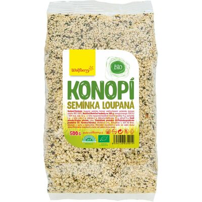 Wolfberry Konopné semínko loupané BIO 500 g Wolfberry Konopné semínko loupané BIO 500 g