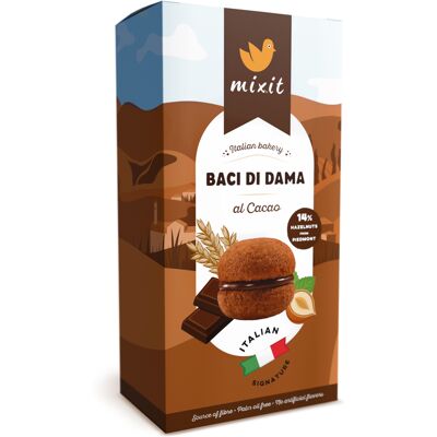 Mixit Italian Bakery Baci di Dama al Cacao sušenky 170 g Mixit Italian Bakery Baci di Dama al Cacao sušenky 170 g