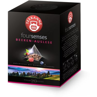 Teekanne Foursenses Beeren-Auslese porcovaný čaj 20x2,75 g Teekanne Foursenses Beeren-Auslese porcovaný čaj 20x2,75 g