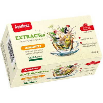 Apotheke EXTRACTea Immunity bylinný nápoj 30x5 g Apotheke EXTRACTea Immunity bylinný nápoj 30x5 g