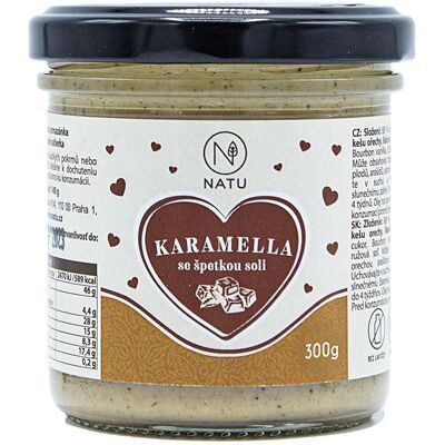 NATU Karamella se špetkou soli 300 g NATU Karamella se špetkou soli 300 g