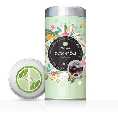 Naturalis Violeta Ovocný čaj borůvkový BIO 50 g Naturalis Violeta Ovocný čaj borůvkový BIO 50 g