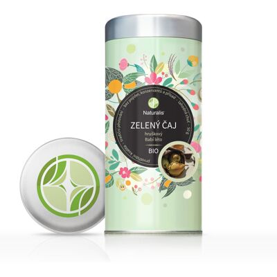 Naturalis Babí léto Zelený čaj hruškový BIO 50 g Naturalis Babí léto Zelený čaj hruškový BIO 50 g