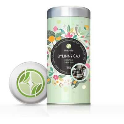 Naturalis Dobré ráno BIO bylinný čaj snídaňový 50 g Naturalis Dobré ráno BIO bylinný čaj snídaňový 50 g