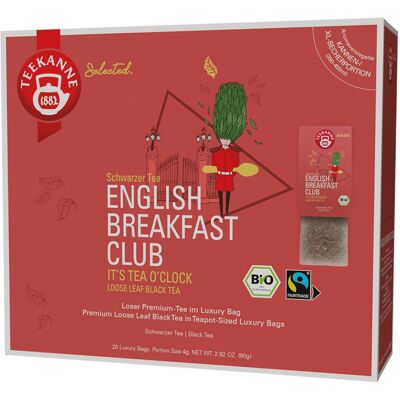 Teekanne English Breakfast Luxury Bags BIO 20x4 g Teekanne English Breakfast Luxury Bags BIO 20x4 g