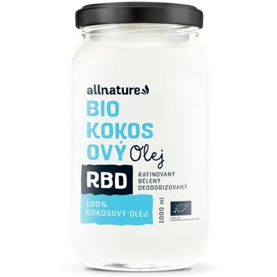 Allnature BIO kokosový olej bez vůně - 1000 ml Allnature BIO kokosový olej bez vůně - 1000 ml