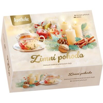 Apotheke Zimní pohoda dárková kolekce čajů 48 sáčků Apotheke Zimní pohoda dárková kolekce čajů 48 sáčků