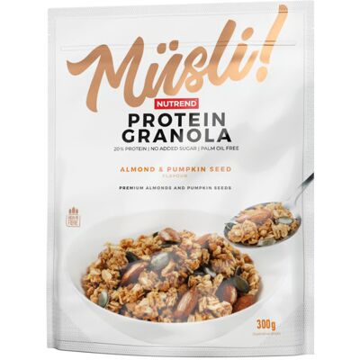 Nutrend Musli! Protein Granola mandle + dýňová semínka 300 g Nutrend Musli! Protein Granola mandle + dýňová semínka 300 g