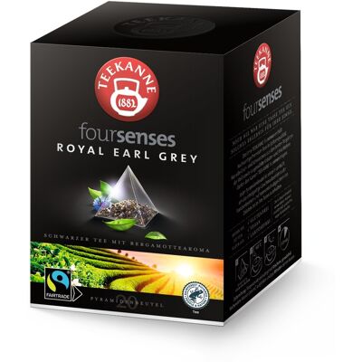 Teekanne Foursenses Royal Earl Grey porcovaný čaj 20x2,25 g Teekanne Foursenses Royal Earl Grey porcovaný čaj 20x2,25 g