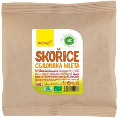 Wolfberry Skořice cejlonská mletá BIO 150 g Wolfberry Skořice cejlonská mletá BIO 150 g