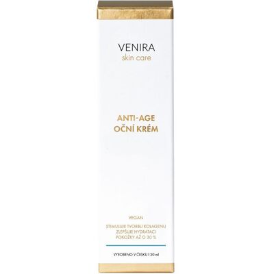 Venira Anti-age Oční krém - Pro citlivou pokožku, 30ml Venira Anti-age Oční krém - Pro citlivou pokožku, 30ml