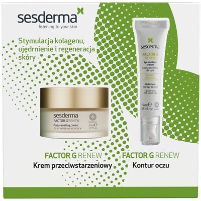 Sesderma Factor-G Renew Krém proti stárnutí a oční konturovací krém 2 ks Sesderma Factor-G Renew Krém proti stárnutí a oční konturovací krém 2 ks
