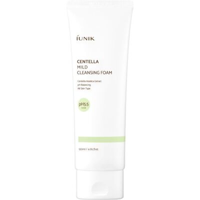 iUNIK Centella Mild Cleansing Foam čisticí pěna 120 ml iUNIK Centella Mild Cleansing Foam čisticí pěna 120 ml