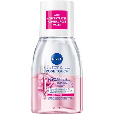 Nivea Rose Touch dvoufázový odličovač očí a make-upu 100 ml Nivea Rose Touch dvoufázový odličovač očí a make-upu 100 ml