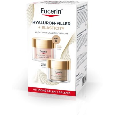 Eucerin Hyaluron-filler + Elasticity Rosé SPF30 Denní a noční krém Eucerin Hyaluron-filler + Elasticity Rosé SPF30 Denní a noční krém
