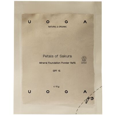 Uoga Uoga Minerální make-up s jantarem SPF15 Petals of Sakura náplň 10 g Uoga Uoga Minerální make-up s jantarem SPF15 Petals of Sakura náplň 10 g