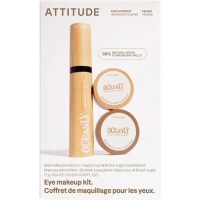 ATTITUDE Oceanly Set na líčení očí Brown 3 ks ATTITUDE Oceanly Set na líčení očí Brown 3 ks