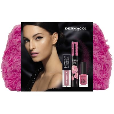 Sada make-up Dermacol Imperial - Řasenka, Rtěnka, Lak na nehty Sada make-up Dermacol Imperial - Řasenka, Rtěnka, Lak na nehty