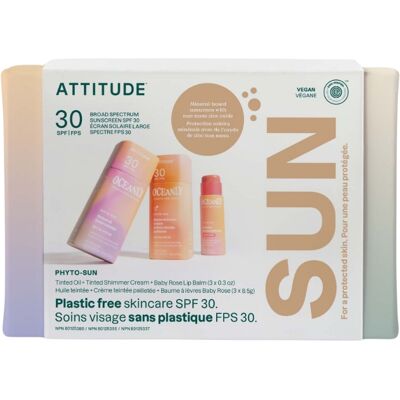 ATTITUDE Oceanly Set péče o pleť a rty SPF30 3 ks ATTITUDE Oceanly Set péče o pleť a rty SPF30 3 ks