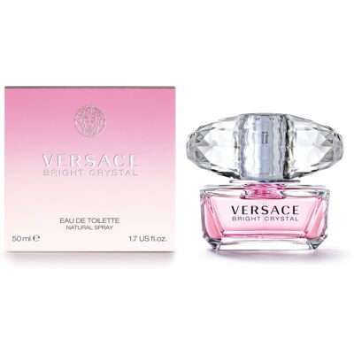 Versace Bright Crystal Eau De Toilette - Květinové & Ovocné, 50ml Versace Bright Crystal Eau De Toilette - Květinové & Ovocné, 50ml