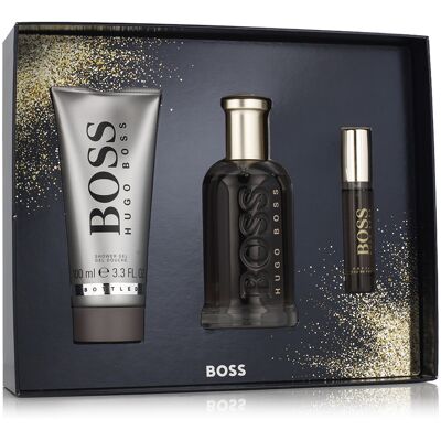 Hugo Boss Bottled Eau Parfum - Eau de Parfum, Sprchový gel, Cestovní sprej - Sada parfémů Hugo Boss Bottled Eau Parfum - Eau de Parfum, Sprchový gel, Cestovní sprej - Sada parfémů