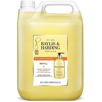Baylis & Harding Sladký Mandarín a Grapefruit Tekuté Mýdlo na ruce - 5000 ml Baylis & Harding Sladký Mandarín a Grapefruit Tekuté Mýdlo na ruce - 5000 ml