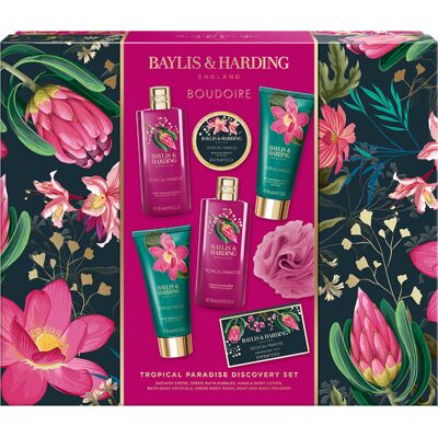 Baylis & Harding Boudoire Sada péče o tělo Tropical Paradise 7 ks Baylis & Harding Boudoire Sada péče o tělo Tropical Paradise 7 ks