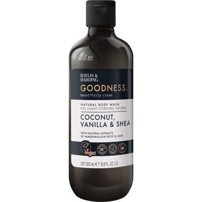 Baylis & Harding Goodness Tělové mýdlo Kokos, Vanilka & Shea 500 ml Baylis & Harding Goodness Tělové mýdlo Kokos, Vanilka & Shea 500 ml