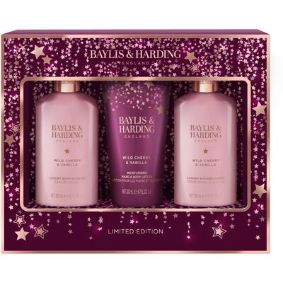 Baylis & Harding Dárková sada péče o tělo Wild Cherry 3 ks Baylis & Harding Dárková sada péče o tělo Wild Cherry 3 ks
