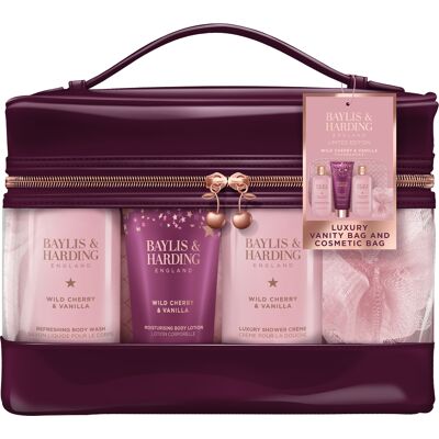 Baylis & Harding Dárková sada péče o tělo v toaletní taštičce Wild Cherry 6 ks Baylis & Harding Dárková sada péče o tělo v toaletní taštičce Wild Cherry 6 ks