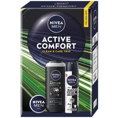 Nivea Men Active Comfort dárková sada Nivea Men Active Comfort dárková sada