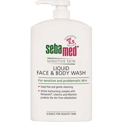 Sebamed tekutý čisticí prostředek na obličej a tělo - citlivá pokožka 1000ml Sebamed tekutý čisticí prostředek na obličej a tělo - citlivá pokožka 1000ml