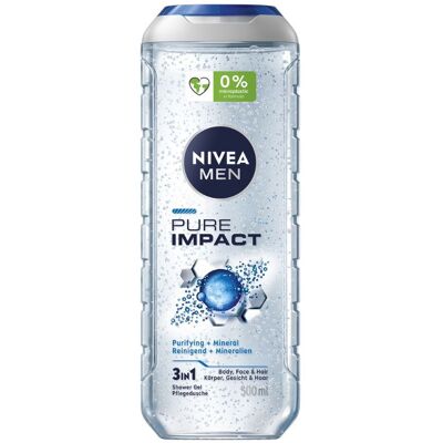 Nivea Men Pure Impact Sprchový gel - Sprchový gel Nivea Men Pure Impact Sprchový gel - Sprchový gel