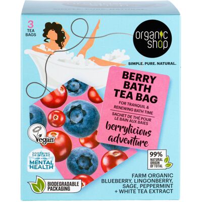 Organic Shop Sáčky do koupele Bobulové dobrodružství 3x50 g Organic Shop Sáčky do koupele Bobulové dobrodružství 3x50 g