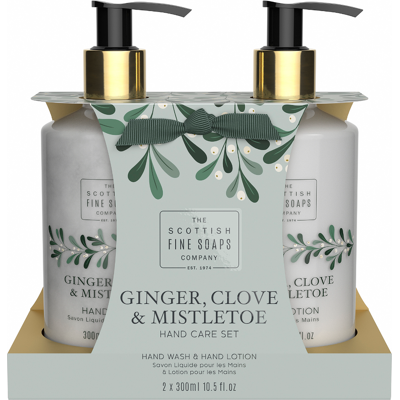 Scottish Fine Soaps Sada péče o ruce zázvor hřebíček a jmelí 2 ks Scottish Fine Soaps Sada péče o ruce zázvor hřebíček a jmelí 2 ks