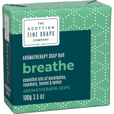 Aromaterapeutické mýdlo Scottish Fine Soaps Breathe (100g) Aromaterapeutické mýdlo Scottish Fine Soaps Breathe (100g)
