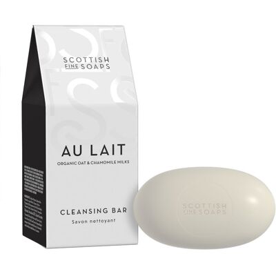 Scottish Fine Soaps - Au Lait Cleansing Bar - 100g - Soap Scottish Fine Soaps - Au Lait Cleansing Bar - 100g - Soap