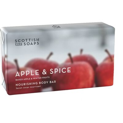 Scottish Fine Soaps Apple & Spice Tuhé mýdlo 200 g Scottish Fine Soaps Apple & Spice Tuhé mýdlo 200 g