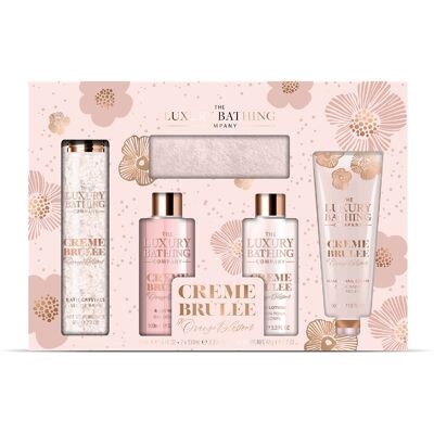 Grace Cole Dárková sada péče o tělo Creme brûlée Pomerančový květ & Vanilka 5 ks Grace Cole Dárková sada péče o tělo Creme brûlée Pomerančový květ & Vanilka 5 ks